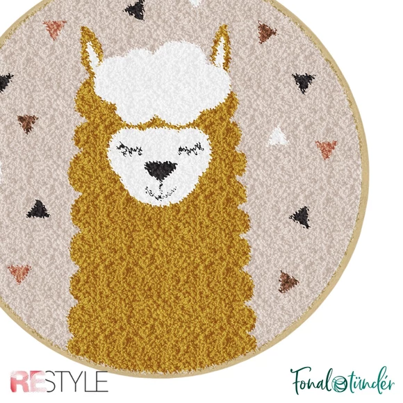 ReStyle Alpaca Punch Needle Kit - Alpaka hímzés készlet hímzőtollal