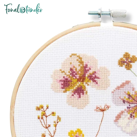 Rico Dried blossoms - embroidery kit - keresztszemes hímzéscsomag