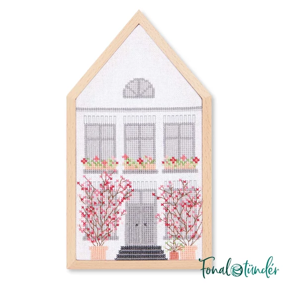 Rico Spring House - embroidery kit - keresztszemes hímzéscsomag