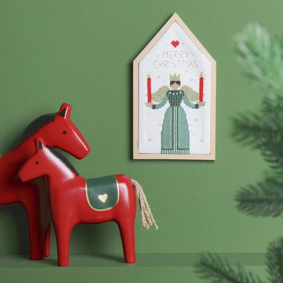 Rico Christmas Angel - embroidery kit - karácsonyi angyal hímzéscsomag