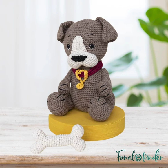 Scheepjes Dog and Bone - amigurumi - minta + fonal csomag - amigurumi kit