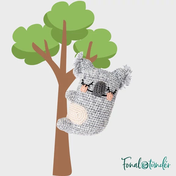 Ricorumi Amigurumi Box Koala - amigurumi fonal és horgolótű csomag