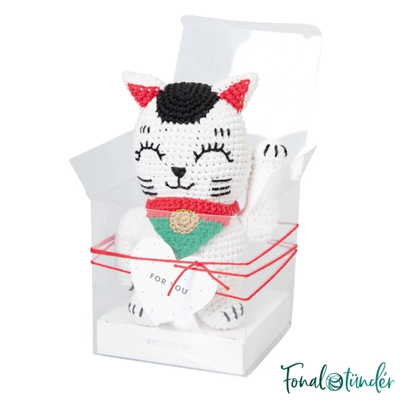 Ricorumi Amigurumi Box Lucky Cat - amigurumi csomag - macska