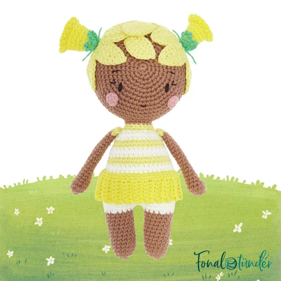 Ricorumi Amigurumi Box - Blooming Beauties - Daffodil - Nárcisz amigurumi csomag