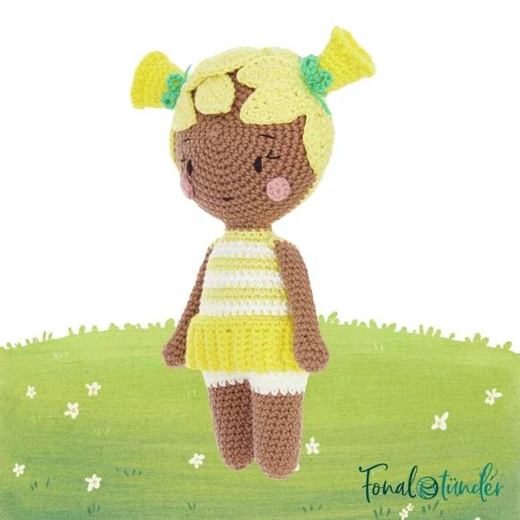 Ricorumi Amigurumi Box - Blooming Beauties - Daffodil - Nárcisz amigurumi csomag