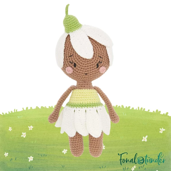 Ricorumi Amigurumi Box - Blooming Beauties - Snowdrop - Hóvirág amigurumi csomag