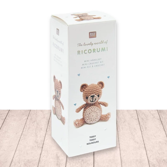 Ricorumi Mini Set - Teddy Bear - amigurumi box