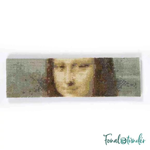 DMC - Mona Lisa cross stitch bookmark set - keresztszemes hímző készlet