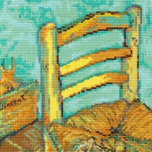 DMC Van Gogh - Vincent's Chair - cross stitch - keresztszemes hímző készlet