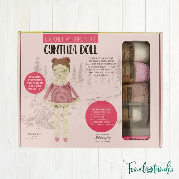 Cynthia the Doll - DIY crochet Kit