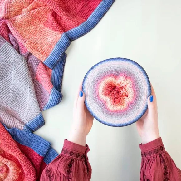Scheepjes CKAL Bullfinch Blanket kit - takaró minta + fonal csomag