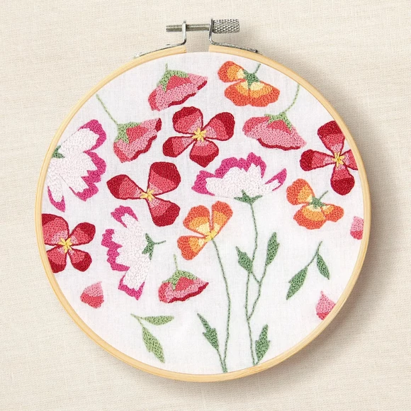 DMC Rose - Punch Needle Kit - Rózsák - hímzés készlet hímzőtollal