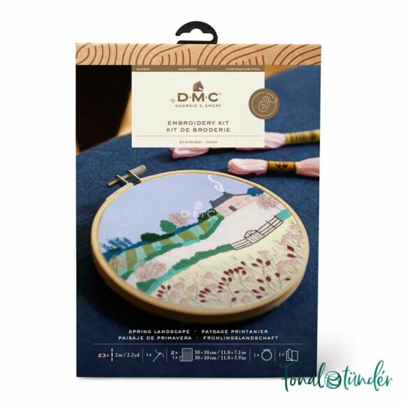 DMC Spring Lanscape - embroidery kit - Tavaszi Táj - hímző készlet