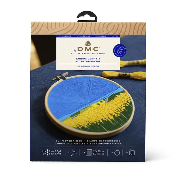 DMC - Sunflower Fields - embroidery kit