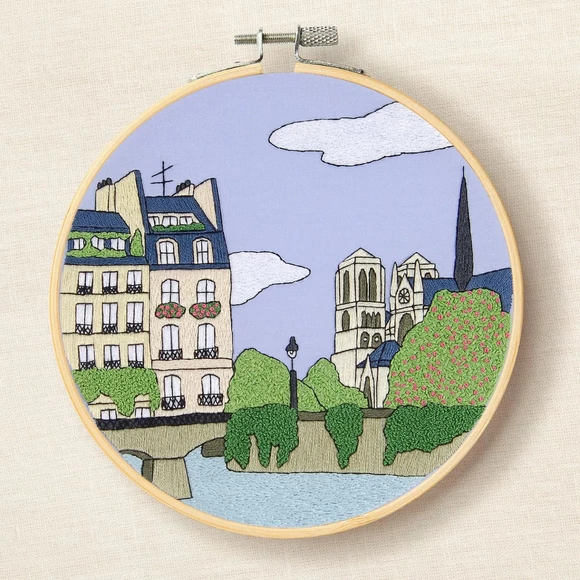 DMC - Paris - embroidery kit - Párizsi látkép - hímző készlet