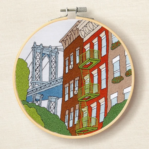DMC New York - embroidery kit - New York Városkép - hímző készlet