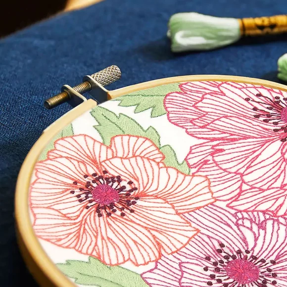 DMC - Poppies - embroidery kit - Pipacsok - hímző készlet