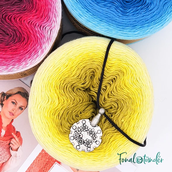 Whirl Színterápia - fonal + eszköz + minta csomag - Whirl Color Therapy Gift Box