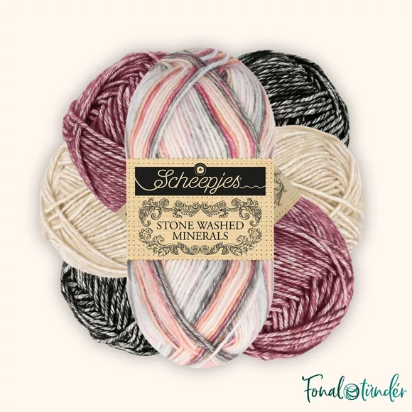 Stone Washed Minerals - Topáz fonalcsomag - Topaz Yarn Pack