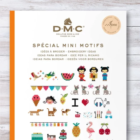 DMC Mini Booklet - cross stitch pattern book - Mini Designs - keresztszemes mintatár