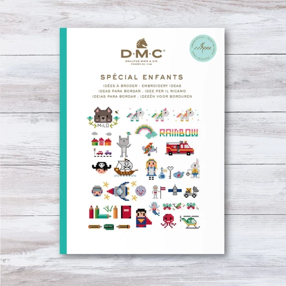 DMC Mini Booklet - cross stitch pattern book - Kids - keresztszemes mintatár