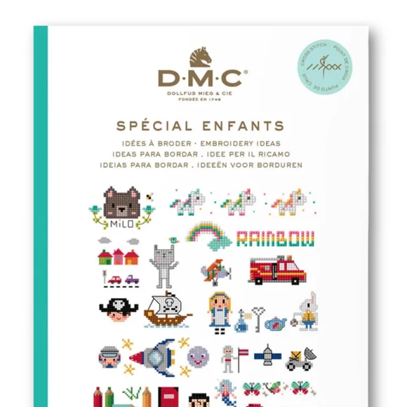 DMC Mini Booklet - cross stitch pattern book - Kids - keresztszemes mintatár