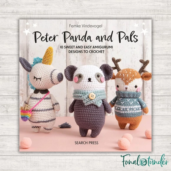 Peter Panda and Pals - amigurumi book - amigurumi horgolás angolul