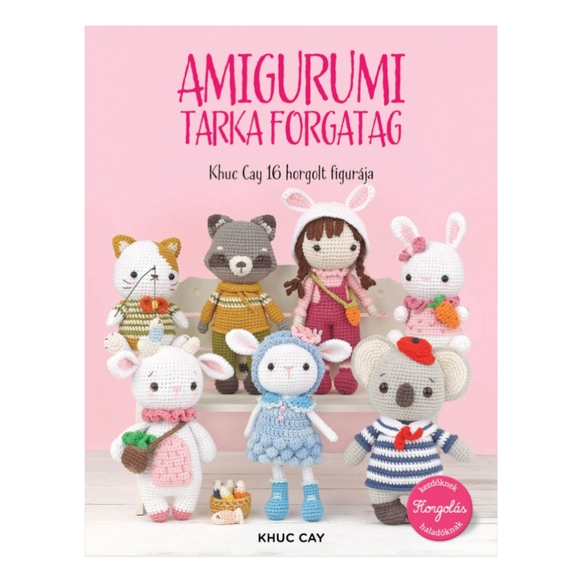 Amigurumi Tarka Forgatag - figura horgolós könyv