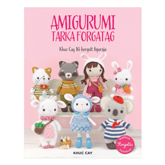 Amigurumi Tarka Forgatag - figura horgolós könyv