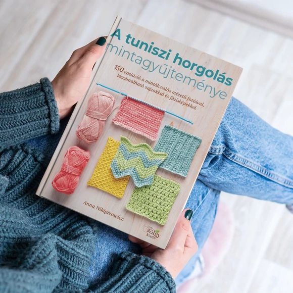 A tuniszi horgolás mintagyűjteménye - könyv 150 mintával