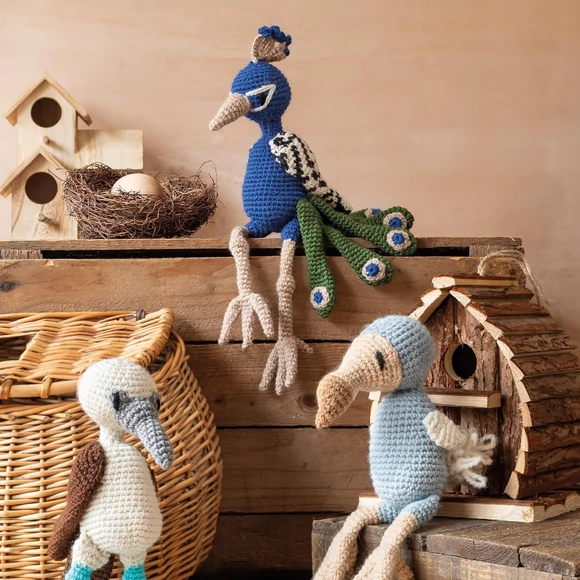 Edward Állatsereglete - Madarak - horgolós könyv 50 madár mintával