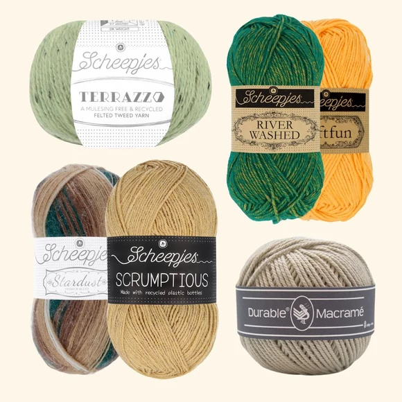 KÖZEPESEN VASTAG FONALAK (3-4)