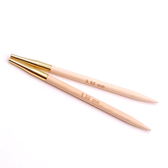 Knitpro Basix Birch fejvég 3-12mm