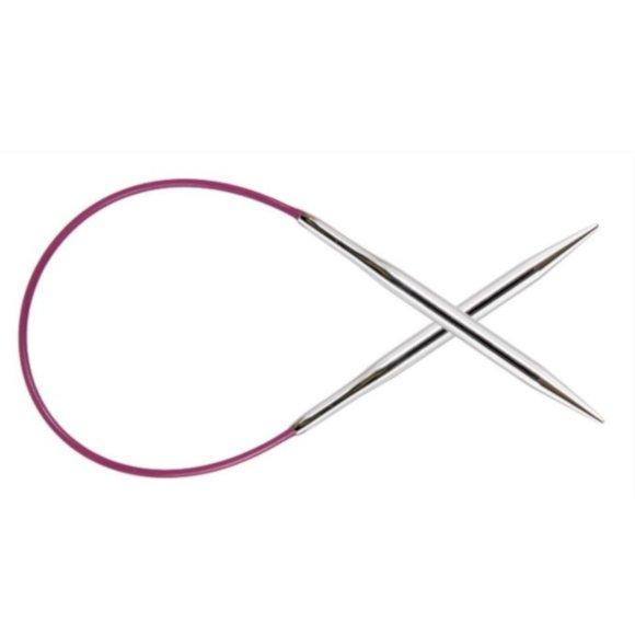 KnitPro Nova Metal - fix körkötőtű - fixed circular needle - 25cm - 2.5mm