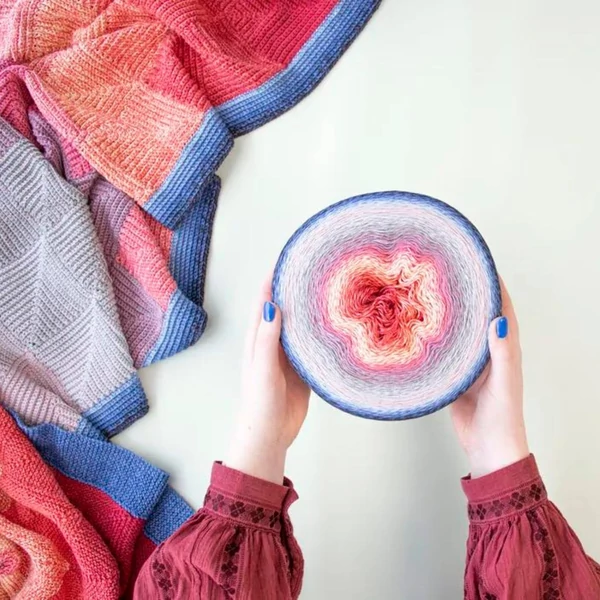 Bullfinch Blanket - Whirl takaró kötés / horgolás