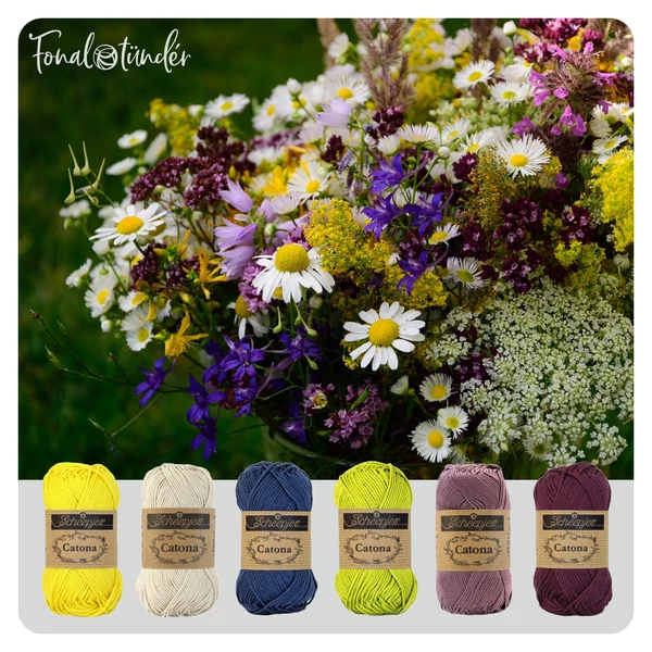 Color Combo - Wildflower Bouquet -Blue &amp; Lilac