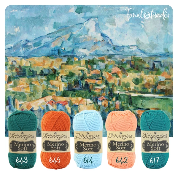Színharmóniák - Cézanne - Merino Soft