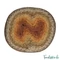 Scheepjes Woolly Whirl 471  Chocolate Vermicelli - pamut-gyapjú fonal - yarn cake