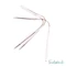 Addi CrasyTrio - flexible double pointed needle set - flexibilis zoknikötő tűkészlet - 21cm - 4.5mm