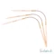 Addi CrasyTrio Bamboo - flexible double pointed needle set - flexibilis bambusz tűkészlet - 24cm - 3mm
