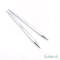 KnitPro Nova Cubics - szögletes fém körkötőtű fej - knitting needle tip - 6mm