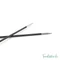 KnitPro Karbonz - egyenes kötőtű - single-pointed knitting needle - 25cm - 2.5mm