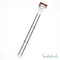 KnitPro Karbonz - egyenes kötőtű - single-pointed knitting needle - 25cm - 3mm
