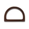 ReStyle wooden bag handle - brown  - íves fa táskafül - 12 x 8cm