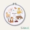 Rico Brth Picture - embroidery kit - Születésnap - keresztszemes hímzéscsomag