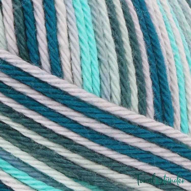 Scheepjes Catona Chroma 010 Iceberg - multikolor pamut fonal  - cotton yarn - 50gramm - 03
