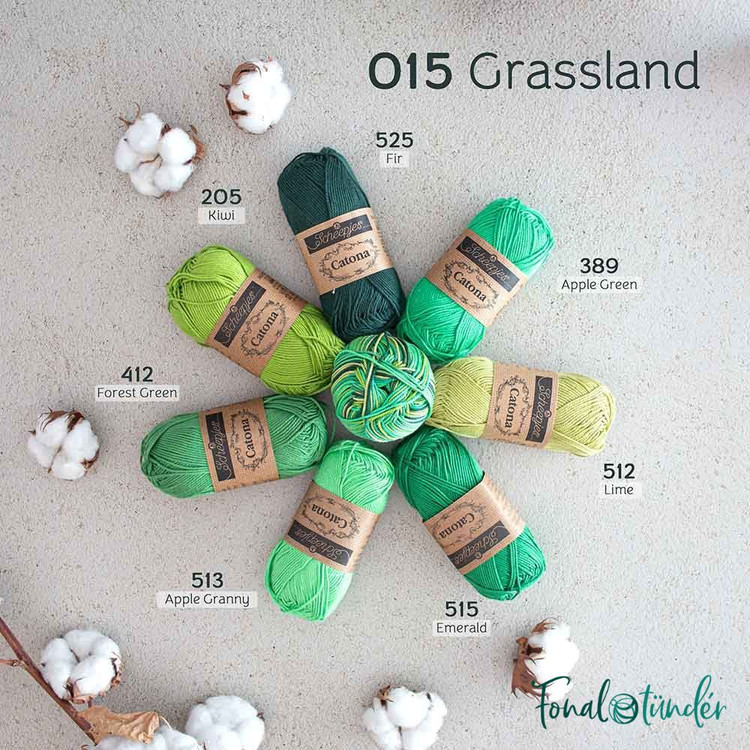 Scheepjes Catona Chroma - 015 Grassland - 50gramm