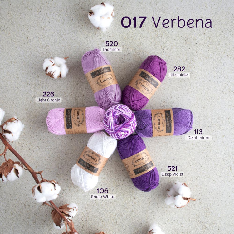 Catona Chroma Verbena - Lila Verbéna - fonalcsomag