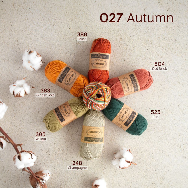 Scheepjes Catona Chroma - 027 Autumn - 50gramm