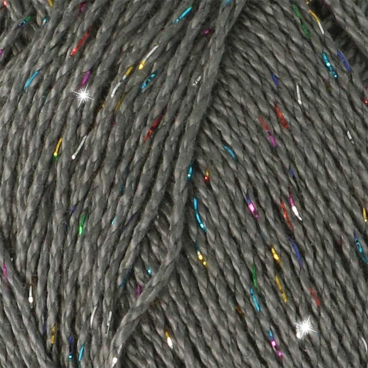 Scheepjes Catona Shine - 242 Metal Grey - Szivárvány - csillogós pamut fonal Scheepjes Catona Shine - 242 Metal Grey - Szivárvány - csillogós pamut fonal